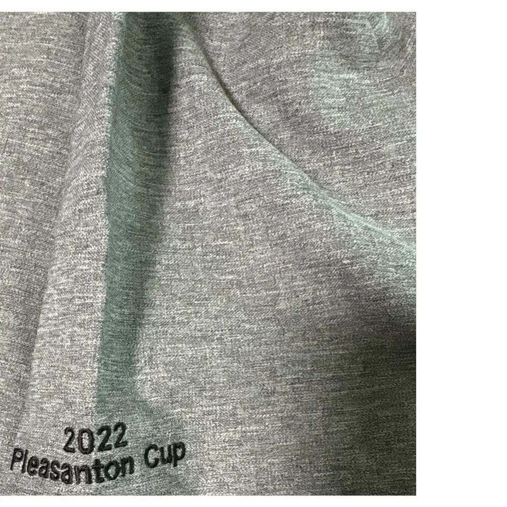 Travis Mathew Quarter Zip Pullover Golf Gray Castlewood L